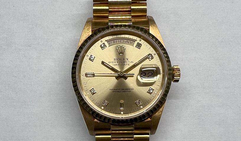 【修理事例：113937】ROLEX DAY DATE