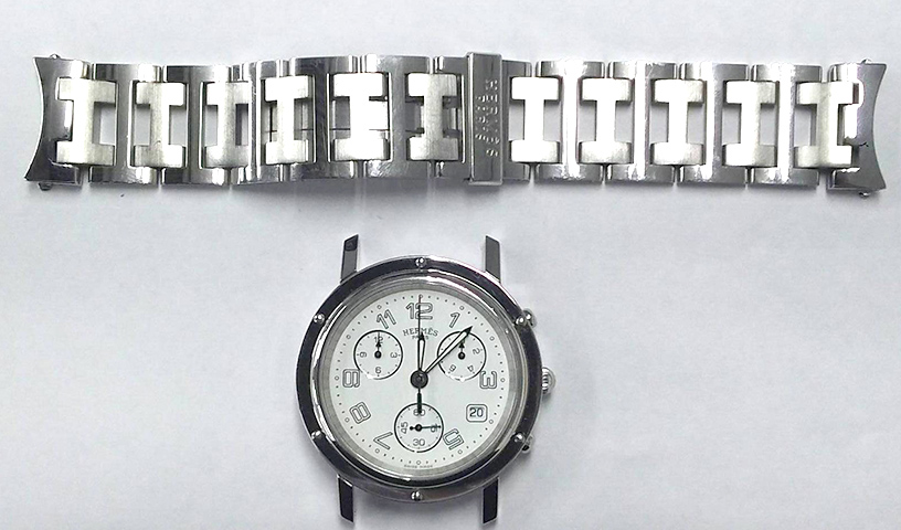 【修理事例：608468】HERMES CLIPPER CHRONOGRAPH